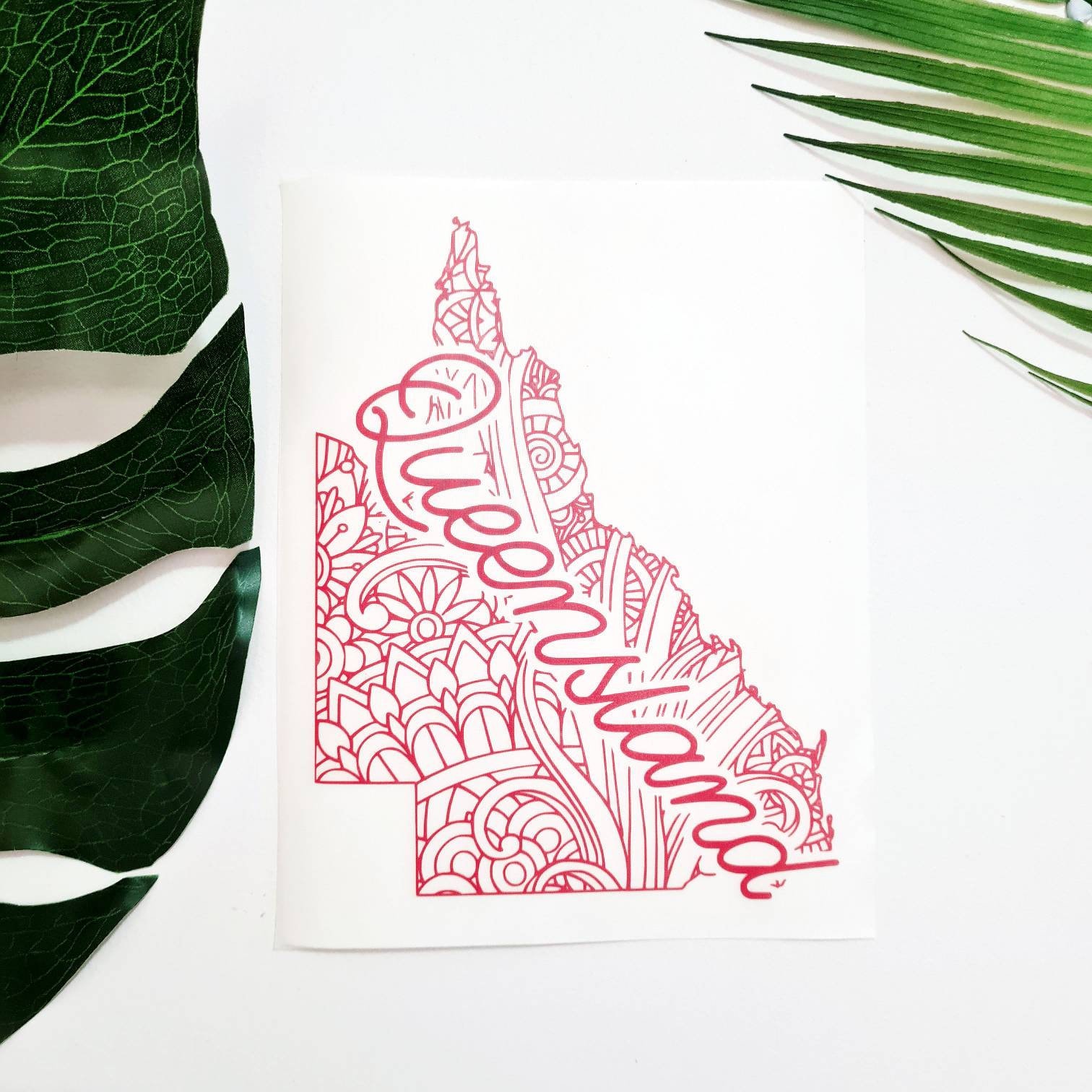 Queensland Decal Etsy Australia