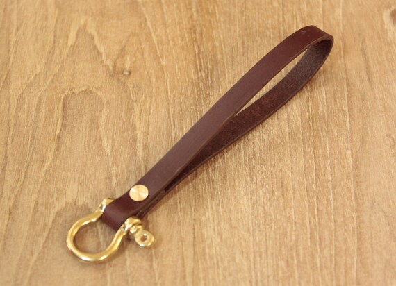 leather bracelet keychain
