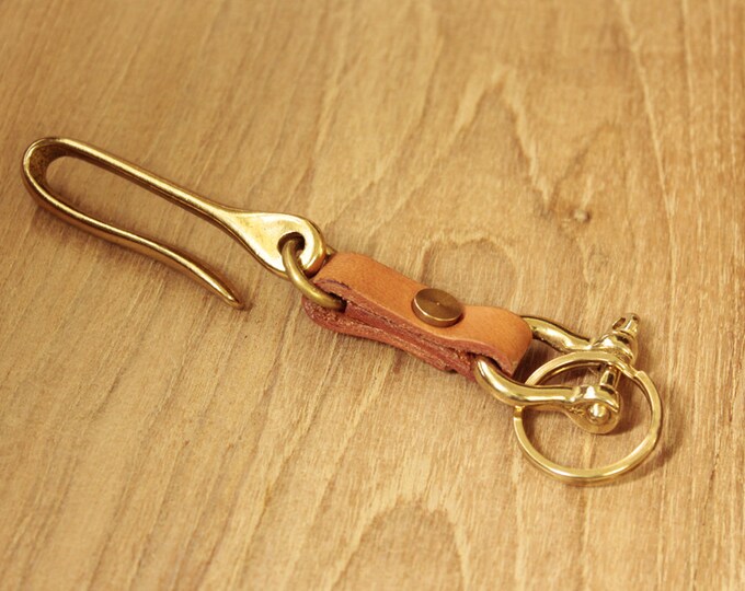 Keychainleather Keychain Key Chainkeyholderleather Keyfob - Etsy