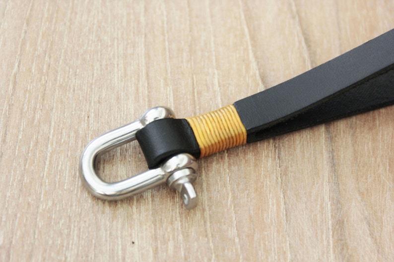 Leather Key Chain Bracelet Keychain Wrist Leather Bracelet Etsy