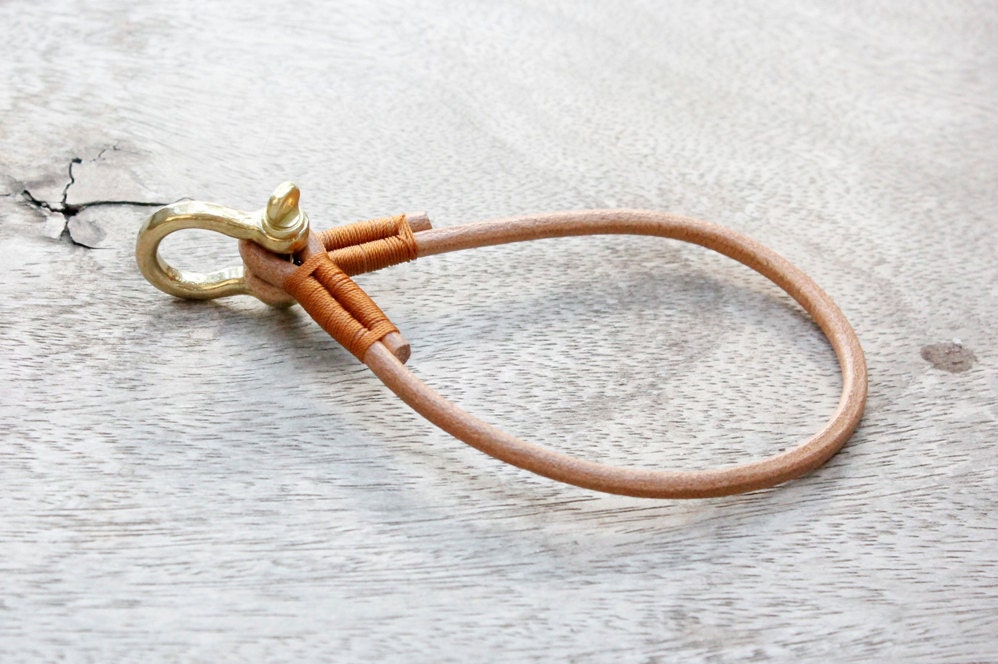 Leather Key Chain Bracelet Keychain Wrist Leather Bracelet Etsy