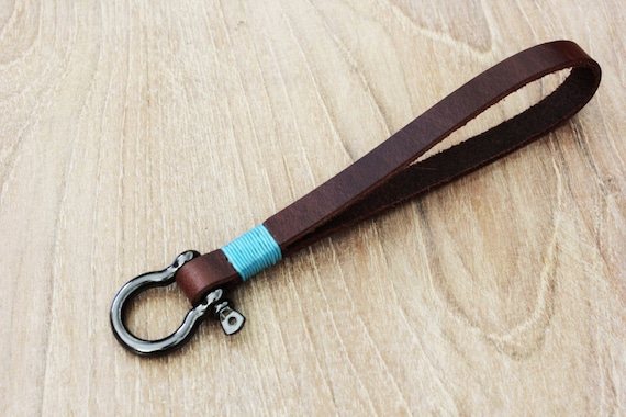 leather bracelet keychain