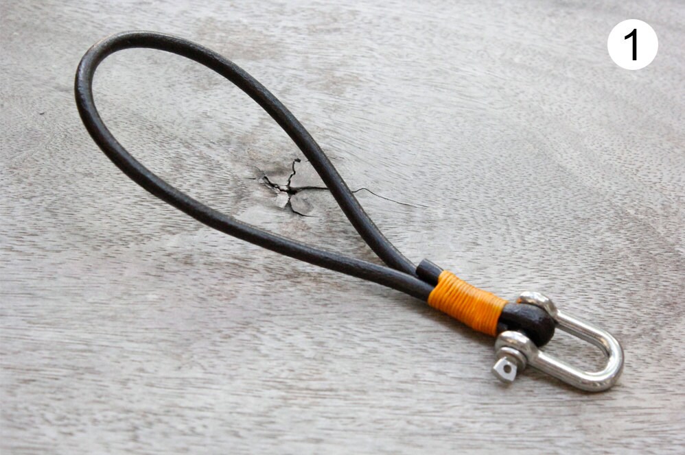 Leather Key Chain Bracelet Keychain Wrist Leather Bracelet Etsy