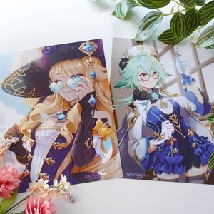 Genshin 8x10 prints