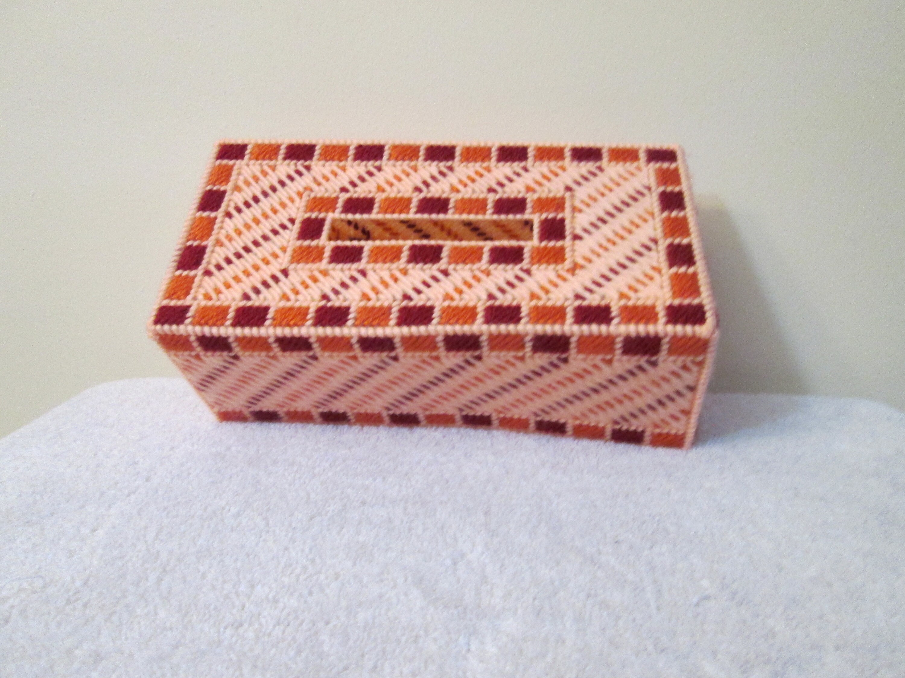 Diagonal Weave Long Tissuetopper Item 334 - Etsy