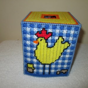 Topper de tecido de frango com arte popular # 499