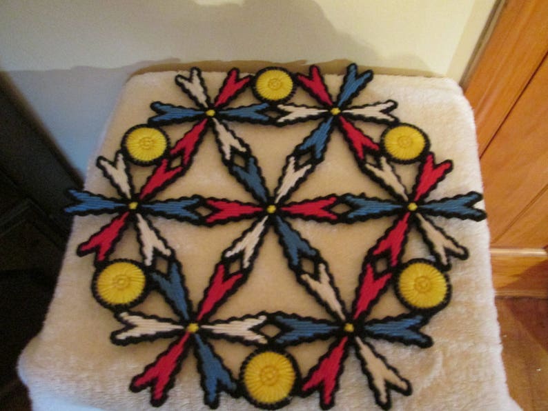 Patriotic Starflower Doily