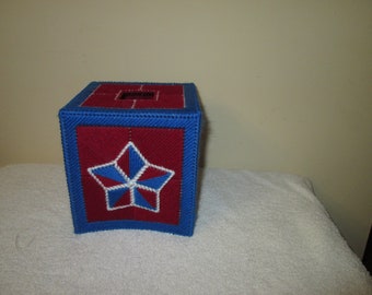 Red, White & Blue Tissue Topper #180