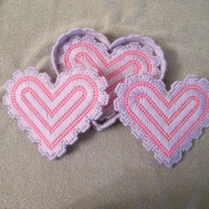 Coasters Heart Shape in Plastic Canvas Item 37