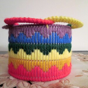 Colorful Round Basket Item 66