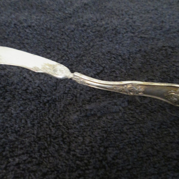 Oxford Silverplate Garland Antique Twisted Butter Spreader #9