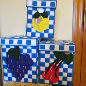 Fruity Kitchen Cannisters Set of 3 Item 243
