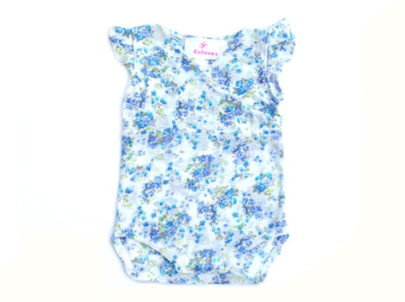 floral bodysuit baby
