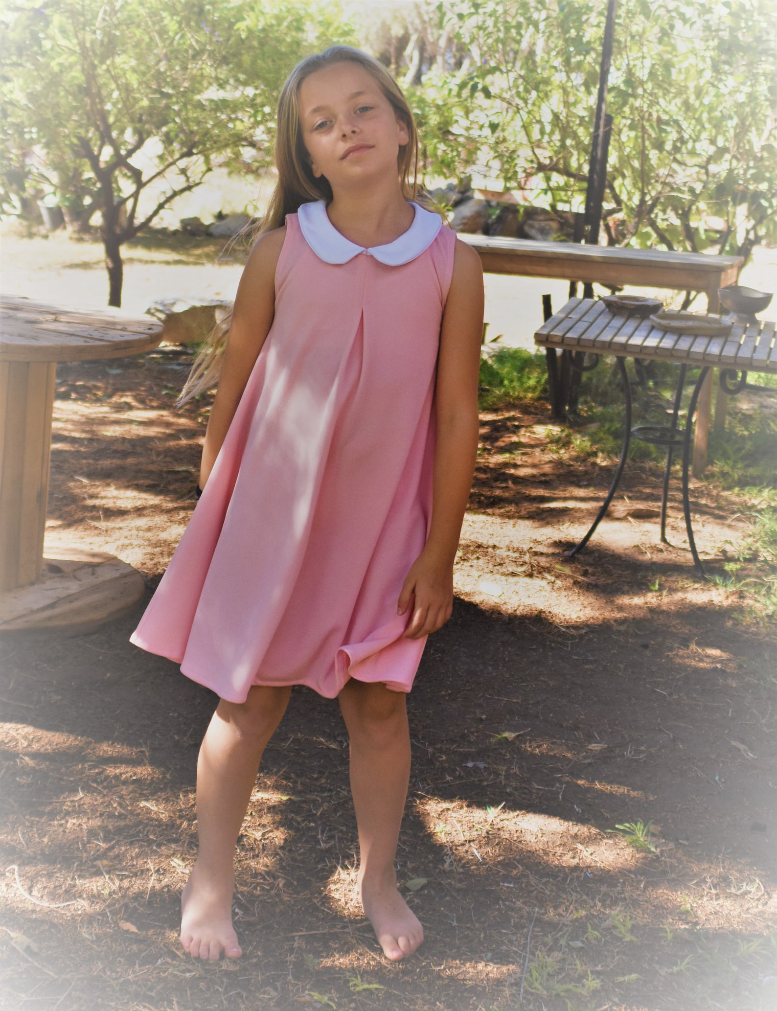 Pink Party Dress for Girls Girl's Soft Pink Lace Dress Etsy