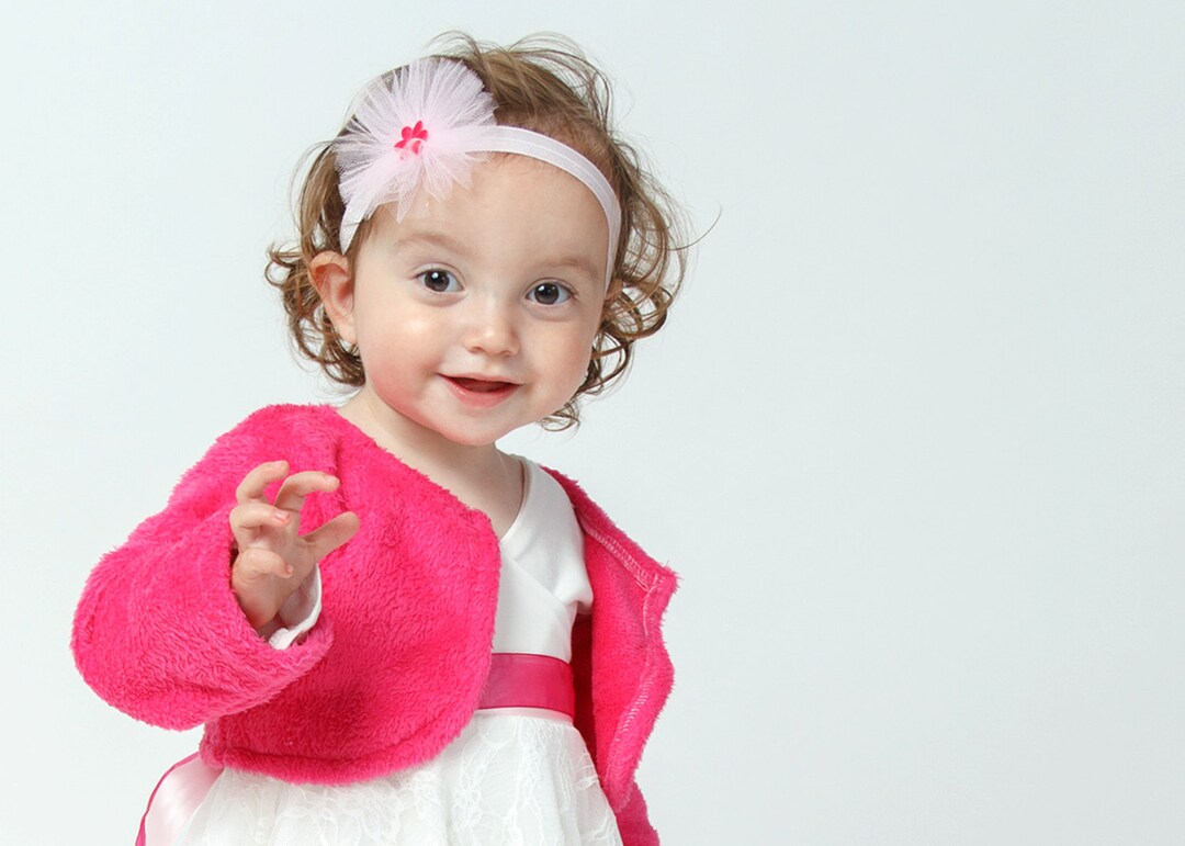 Pink Fleece Jacket for Baby Girls Baby Shower Gift Idea Etsy