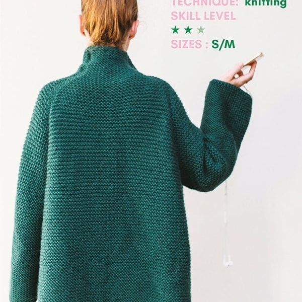 Green coat knitting pattern
