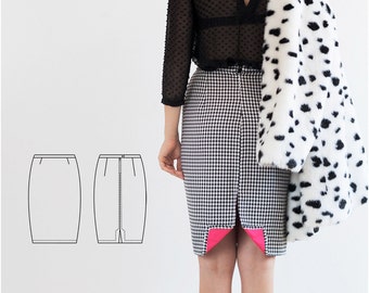 Plus size PDF Sewing Patterns For Women, sewing patterns, easy skirt sewing patterns, pencil skirt sewing patterns easy patterns sew easy