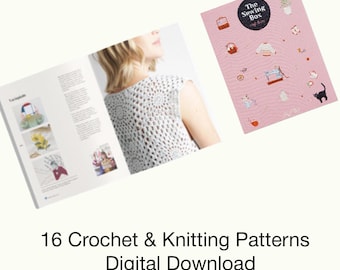 Modern Crochet & Knitting Pattern Bundle (16 Designs Included)