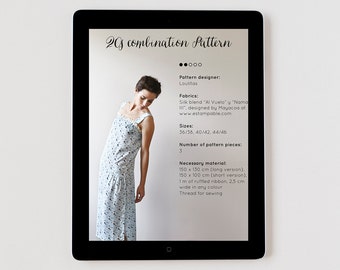 20s Vintage Inspired Dress PDF pattern for instant download