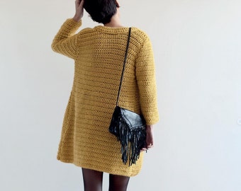 Crochet Jacket PDF Pattern for Women in English