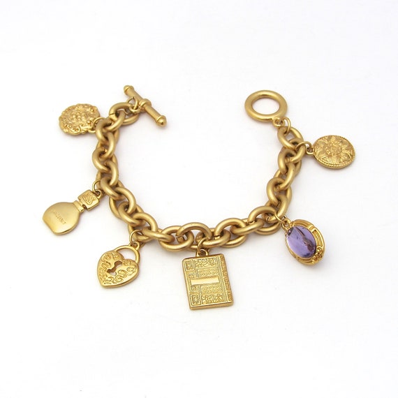 Gloria Vanderbilt Charm Bracelet | Heart Charm | B