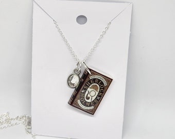 Sherlock Holmes Mini Book Necklace, Arthur Conan Doyle, Miniature Book, Reader Gift, Book Charm, Ready to Ship, Book Nook MarjorieMae