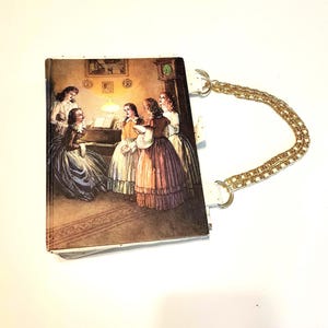 Little Women Book Purse, Book Cover Purse, Special Occasion Purse, Unique Formal Purse, Ready to Ship, Book Nook, MarjorieMae