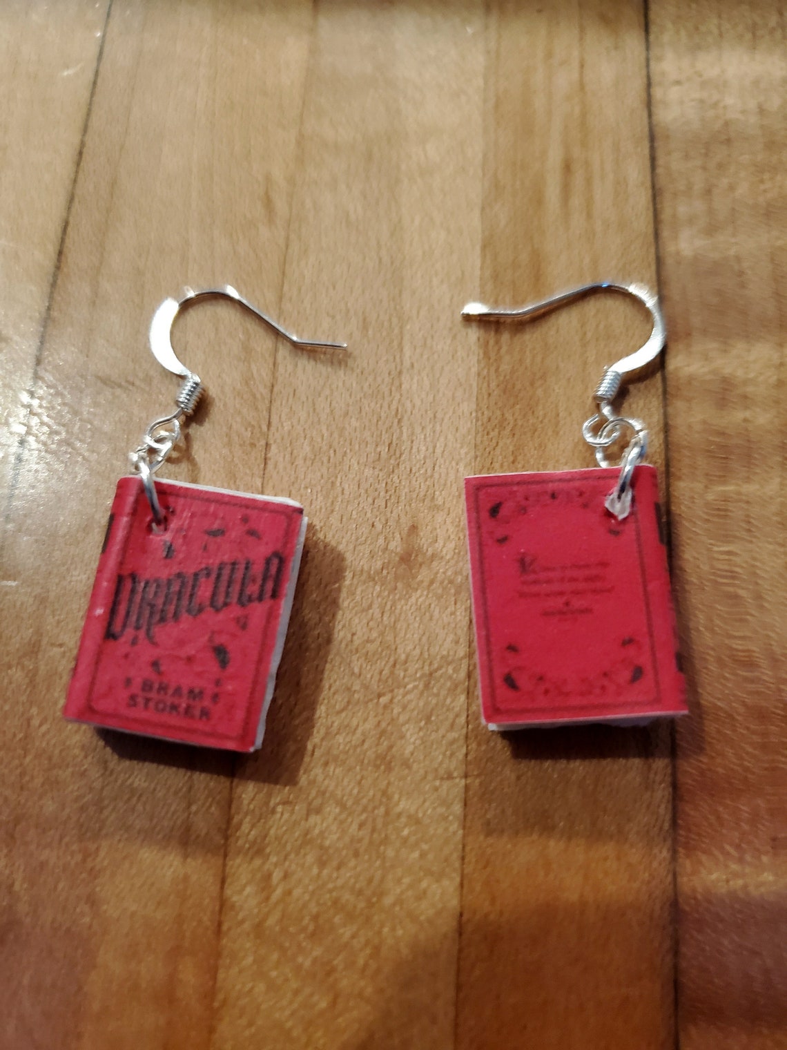 Custom Miniature Book Earrings Customized Mini Book Earrings Etsy