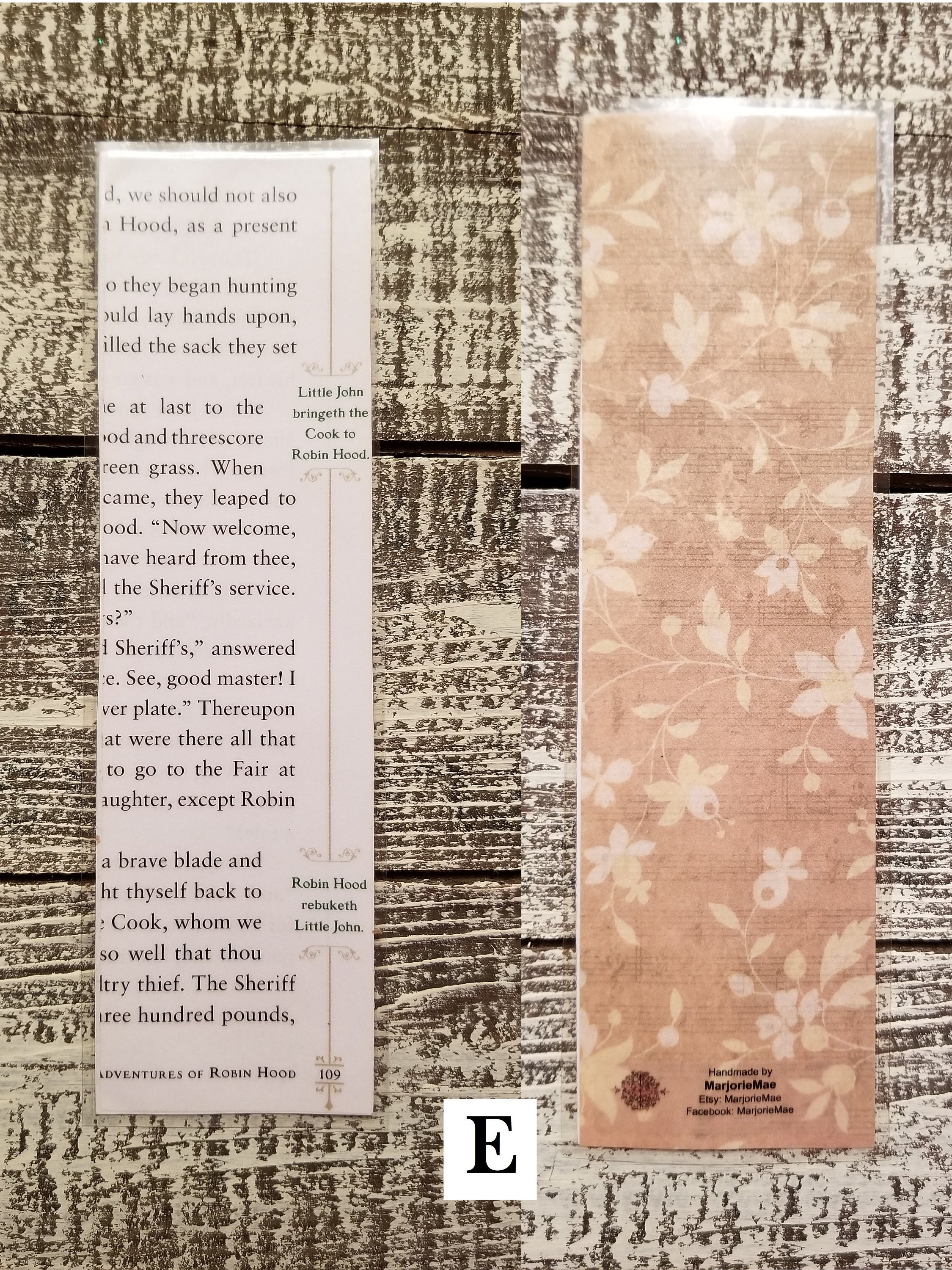 The Merry Adventures of Robin Hood Book Page Bookmarks Real - Etsy.de