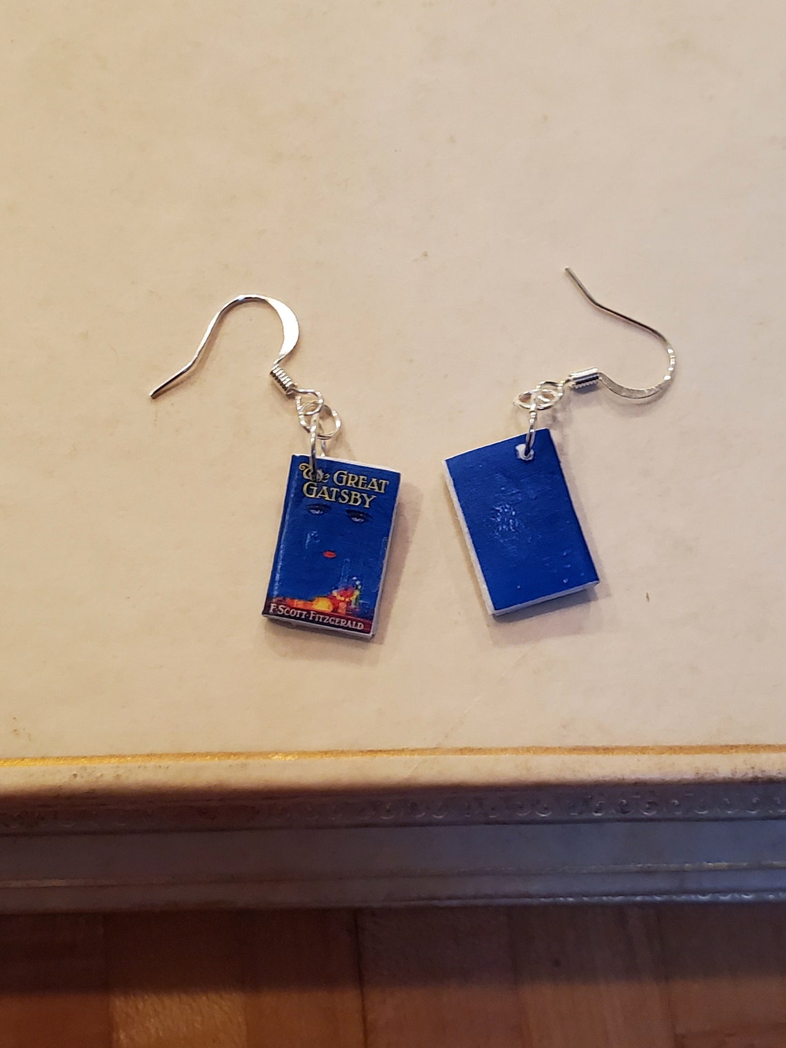 Custom Miniature Book Earrings Customized Mini Book Earrings Etsy