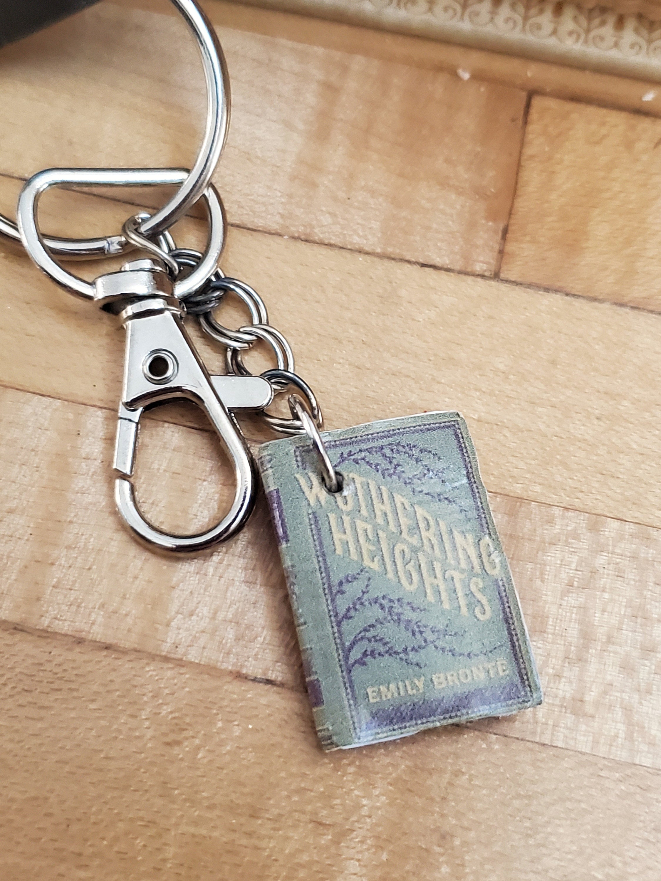 Wuthering Heights Book Keychain Mini Book Keychain Reader Etsy UK