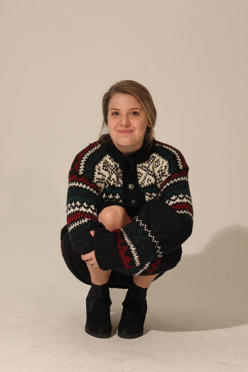 Vintage Sweater Christmas Sweater Medium Sweater Cardigan Vintage Cardigan Holiday Sweater Womens Sweater Large Sweater Oversized Sweater