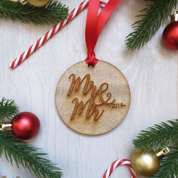 Goat My Pretty Little Gifts Personalised Animal Bauble Wooden Christmas Tree Decoration Bauble