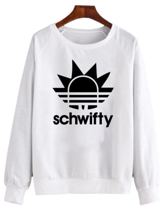 rick and morty adidas sweatshirt