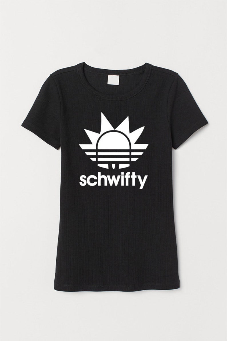 rick and morty adidas t shirt