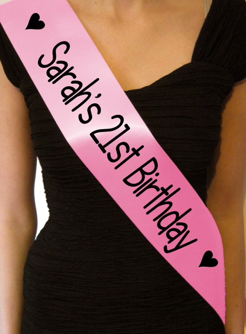 Luxury Personalised Birthday Sash Gift for Birthday Boy or Etsy