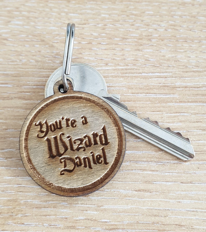 PERSONALISED KEYRING  Harry Potter inspired  You're a image 0