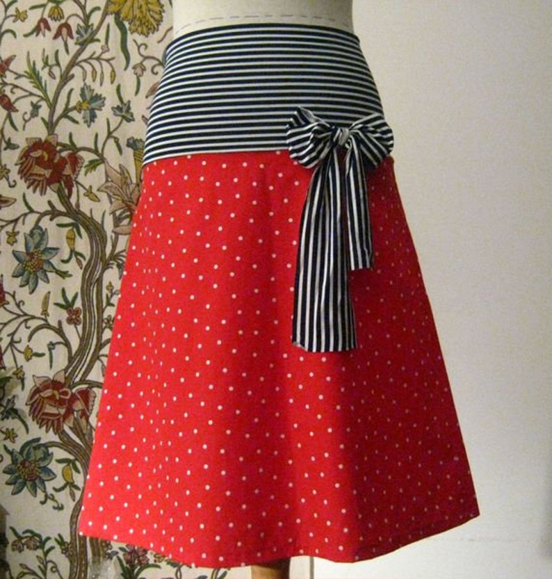 Cut picture sewing instructions skirt Anna bag Gr. 34-60 ebook skirt, hip skirt, cuffed skirt, midi skirt, skirt in large sizes / Laveya image 4
