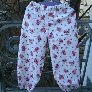 2 patterns picture sewing instructions roses size 92-164, ebook, girls pants, girls dress, baby pants, baby dress, strap dress, harem pants / Laveya image 5