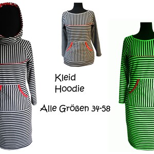 50ies Kleid 50er Jahre Kleid,Retrokleid,Vintagekleid,Kleid gro\u00dfe Gr\u00f6\u00dfen 34-56 Schnittmuster+Bild-N\u00e4hanleitung ebook Petticoatkleid Kleid