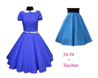 A4/A0 sewing pattern + picture sewing instructions Aurelia, ebook size. 34-54, petticoat dress+skirt