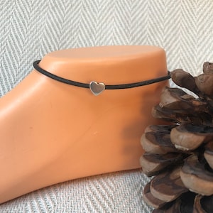 Leather anklet