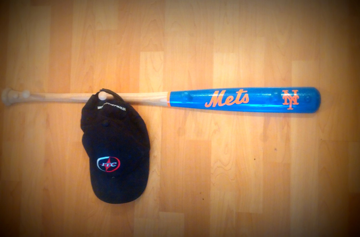 New York Mets Baseball Bat Coat and Hat Rack Etsy