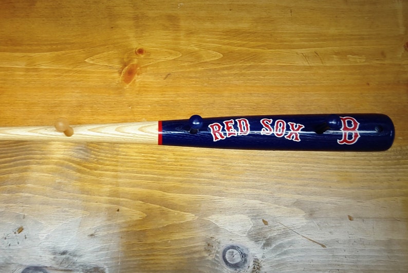 Boston Red Sox Baseball Bat Coat and Hat Rack Etsy