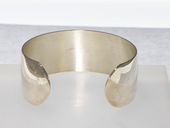 Silver Domed Bangle - image 4