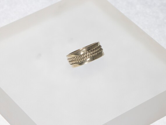 Silver Rope Ring - image 3