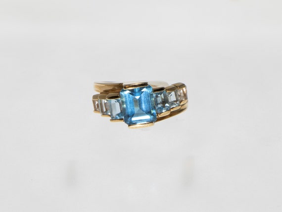 Multi Colored Topaz Ring - image 1