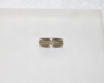 Silver Rope Ring