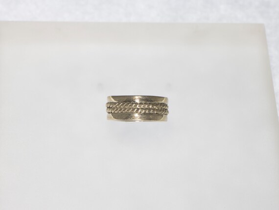 Silver Rope Ring - image 1