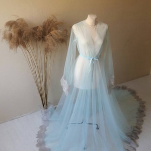 Sky Bluenude Bridal Lingeriesky Blue Boudoir Dress Boudoir - Etsy